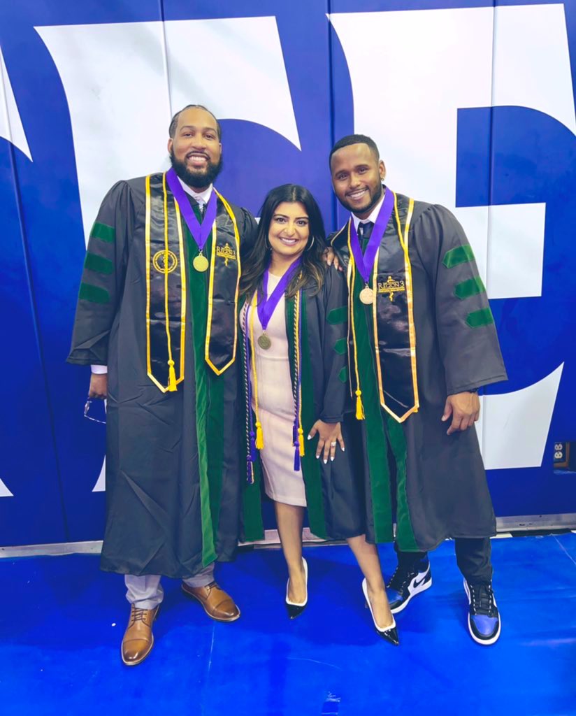 Wishing these two gems of humans an amazing start to residency! They define grit, determination, and compassion. Their patients are in the best hands. Thanks <a href="/LSUHealthNO/">LSU Health New Orleans</a> for gifting me their friendship. #MedTwitter