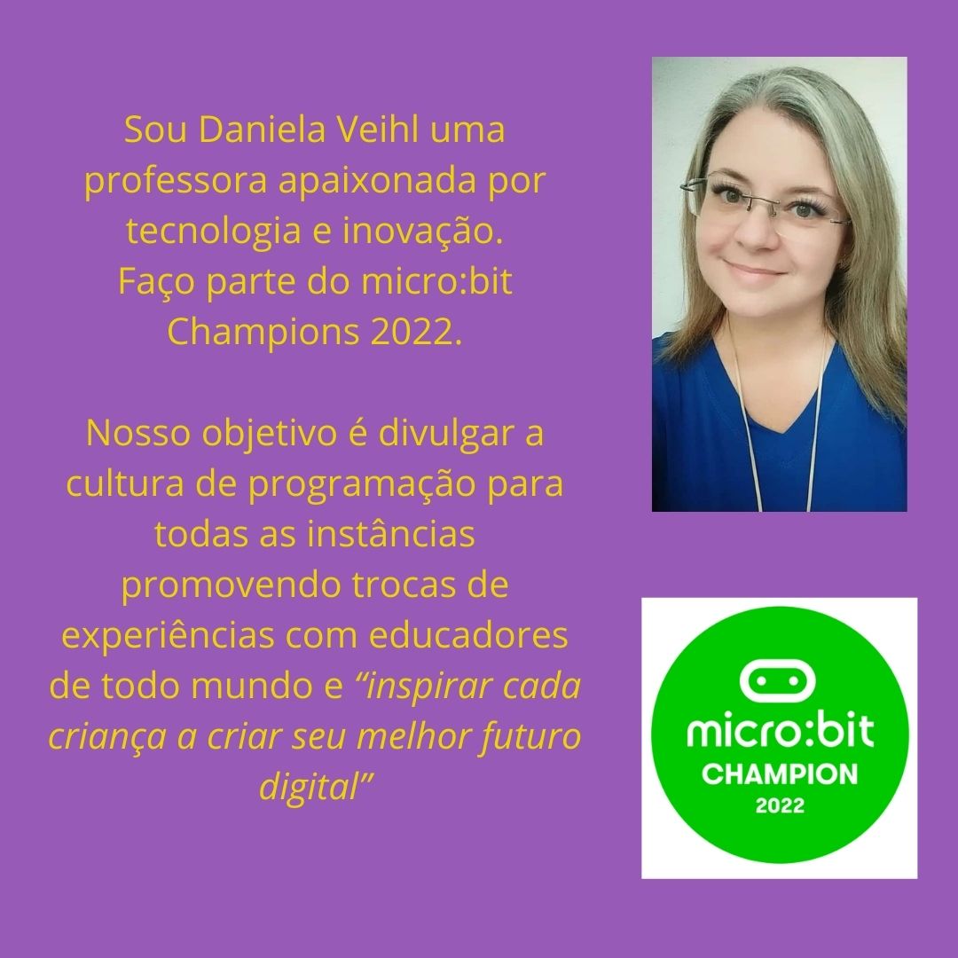 DanielaVeihl's tweet photo. Inspirar nossos alunos deve ser sempre o nosso lema!
@microbit_edu 
#microbitchampions
#microbitchampions2022 https://t.co/oobqeKVdXQ