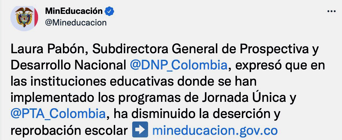 MeMoPTABolivar's tweet photo. #PTALeCumpleAlPaís Disminuir la deserción escolar y la reprobación de niñas y niños en instituciones publicas, para que la esperanza siga germinando en el país, otro logro de @PTA_Colombia @Mineducacion Así lo reporta @DNP_Colombia https://t.co/NbInhfUYwI @Daz4Grace @MartaISernaN https://t.co/2A4FOlHzft