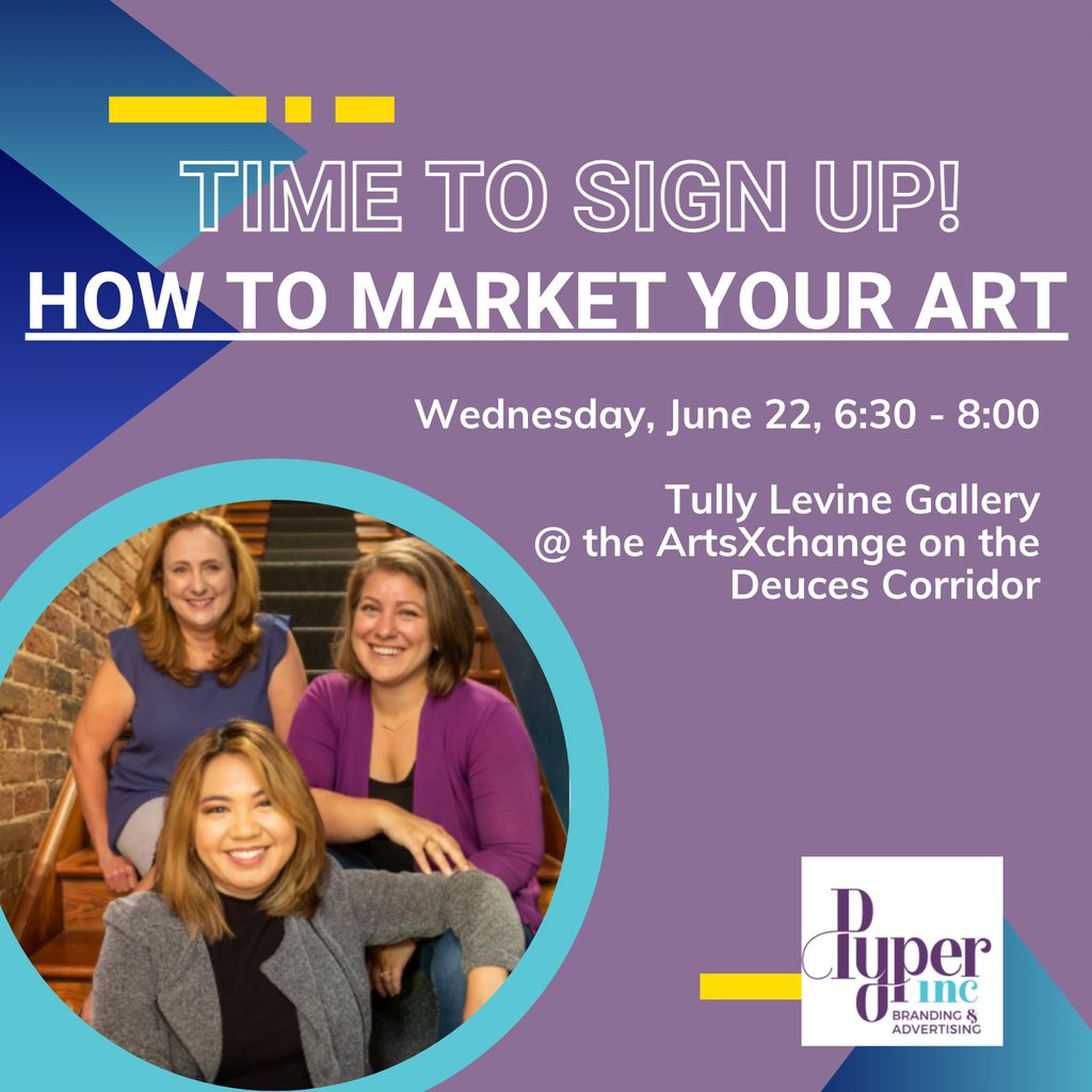 WarehouseArtsSP's tweet photo. Get more out of your WADA member benefits! Hosted by the WADA Education Committee: Learn how to market your artwork with Pyper, Inc., as they will share how to set up your art business online and build your digital footprint! 
Free to WADA Members! https://t.co/equqhKKkVf https://t.co/zvTLZEolFt