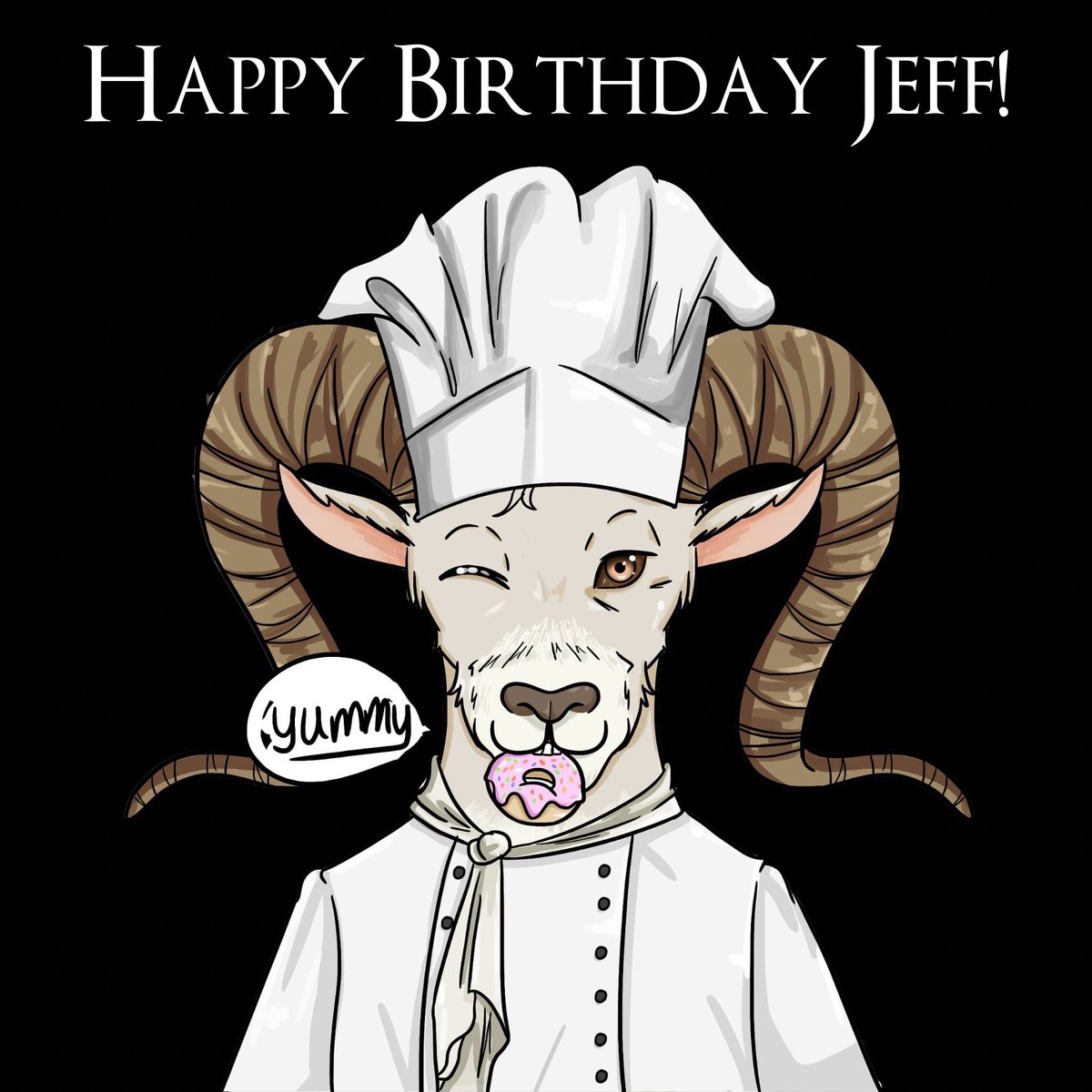 Royal Goats Club (@royalgoatsclub) on Twitter photo Wishing our donut lord, <a href="/iamchefjeff/">Jeff Thomas</a> a very happy birthday!!
Heβs one of our strategists and co-owner of <a href="/DonutBarLV/">Donut Bar Las Vegas</a>!
Wishing you extra cream filled carbs today, friend! Wishing our donut lord, <a href="/iamchefjeff/">Jeff Thomas</a> a very happy birthday!!
Heβs one of our strategists and co-owner of <a href="/DonutBarLV/">Donut Bar Las Vegas</a>!
Wishing you extra cream filled carbs today, friend!