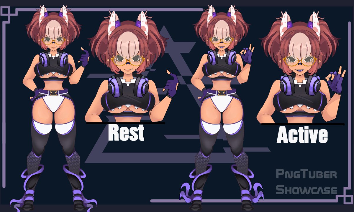 I modified my upcoming VStudio model into a PngTuber for those CPU Heavy Streams. My potato baby can only handle so much! #Vtuber #ENVTuber #pngtuber