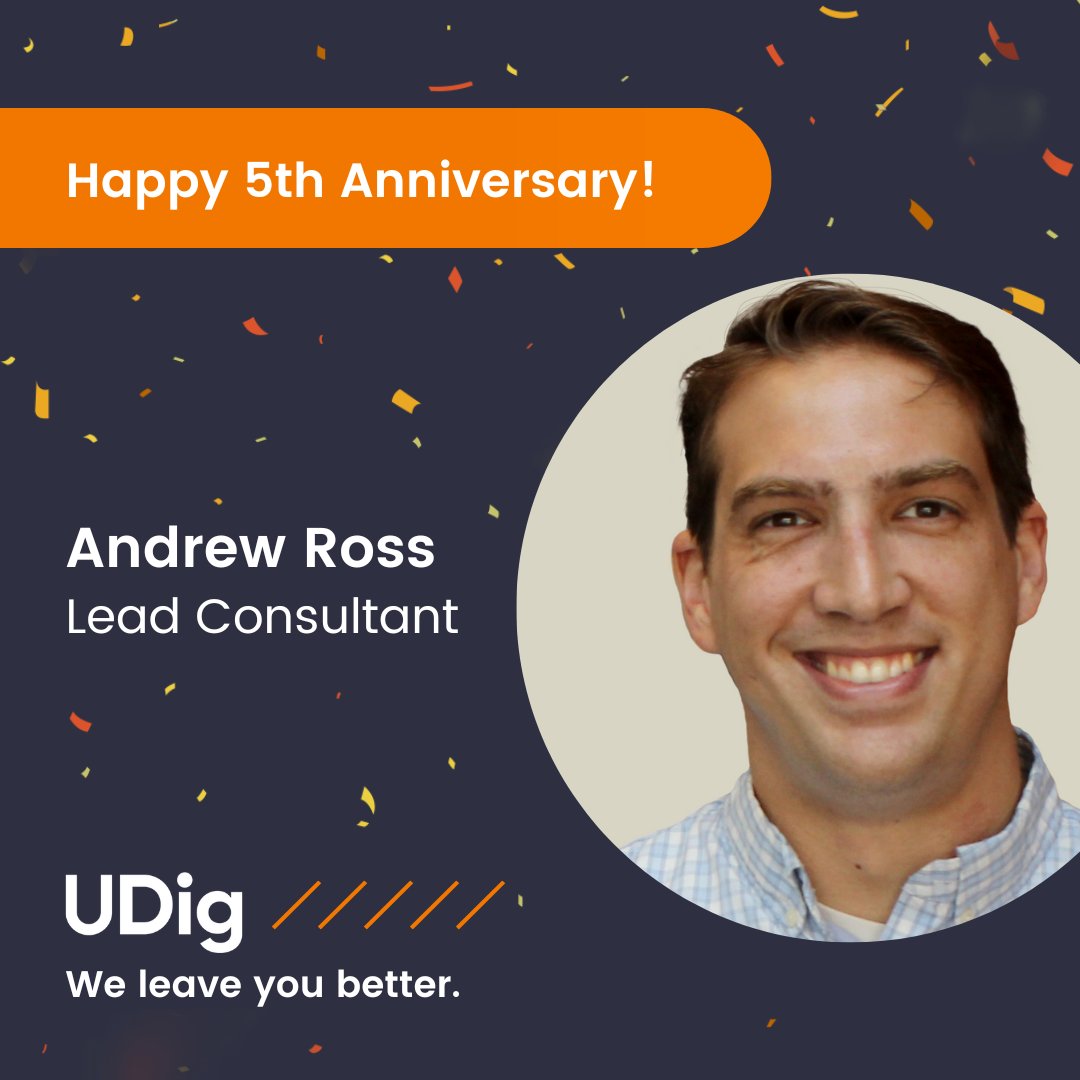 UDigTech's tweet photo. Happy 5th UDig Anniversary, Andrew!
#workanniversary #weleaveyoubetter #dowhatyoudig https://t.co/rklkLJ86gC