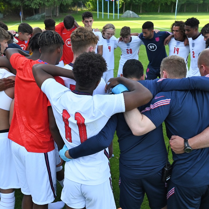 England's tweet photo. Congratulations to Ryan Garry's #YoungLions, who have won their four nations tournament in Zagreb after today's draw with Croatia! 👏