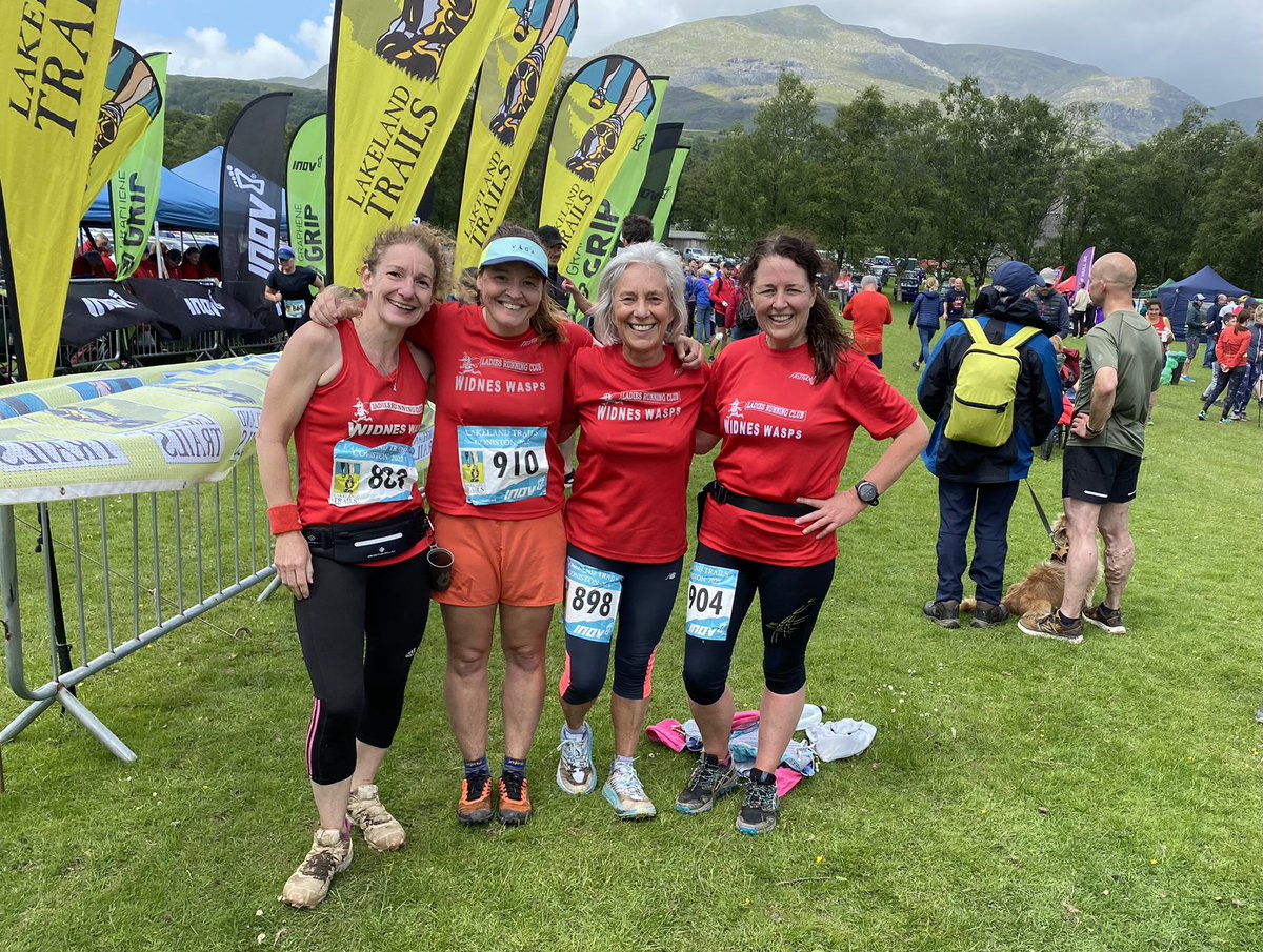 We had a great time celebrating four big birthdays at the Coniston 10k trail race. Thank you <a href="/lakelandtrails/">Lakeland Trails</a> for the official photos 🐝🙏🏻😁