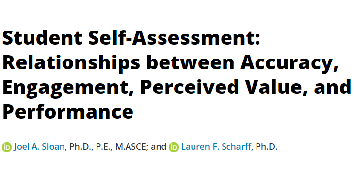 ASCE_JCEE's tweet photo. View this recent work published in JCEE from Dr. Joel Sloan (Head, Dept. of Civil and Environmental Engineering) and Dr. Lauren Scharff (Director, Scholarship of Teaching and Learning Program).  Both from @AF_Academy .

Link:
https://t.co/yF9UYXPbdx https://t.co/pp3hb3T3jR