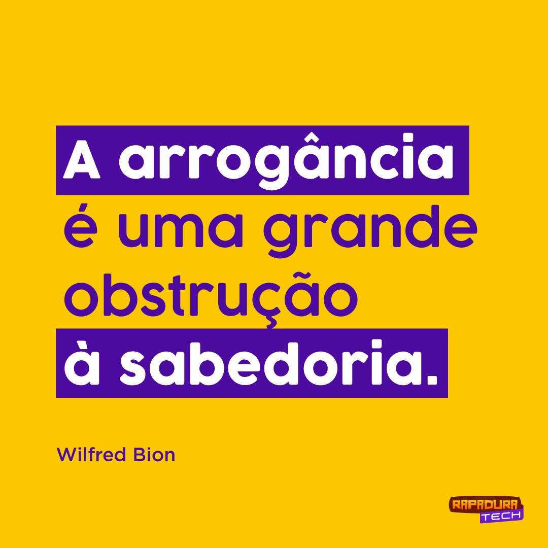 rapadura_tech's tweet photo. Você nunca vai saber tudo, fazer tudo e aprender tudo. A vida é um ciclo infinito de novos aprendizados.

Concorda? https://t.co/UqPFSskcBe