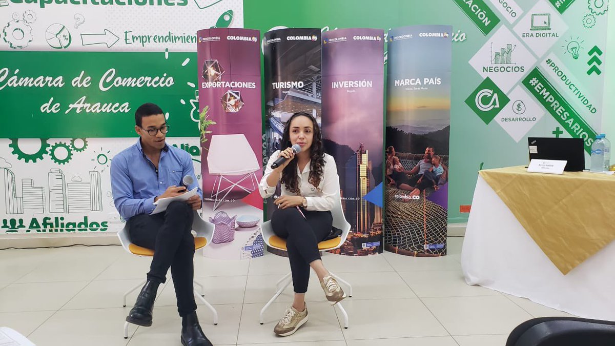 July Aragón (@julyaragon85) on Twitter photo Hoy desde <a href="/Arauca/">Rulber Barrozo Ravelo</a> 30 empresas del departamento interesadas en aprender a exportar bienes y servicios, de la mano de <a href="/CComercioArauca/">CámaraComercioArauca</a> y <a href="/PROCOLOMBIACO/">PROCOLOMBIA</a> participan en la agenda académica de #FuturExpo, el evento presencial más importante para los nuevos exportadores del país. Hoy desde <a href="/Arauca/">Rulber Barrozo Ravelo</a> 30 empresas del departamento interesadas en aprender a exportar bienes y servicios, de la mano de <a href="/CComercioArauca/">CámaraComercioArauca</a> y <a href="/PROCOLOMBIACO/">PROCOLOMBIA</a> participan en la agenda académica de #FuturExpo, el evento presencial más importante para los nuevos exportadores del país.