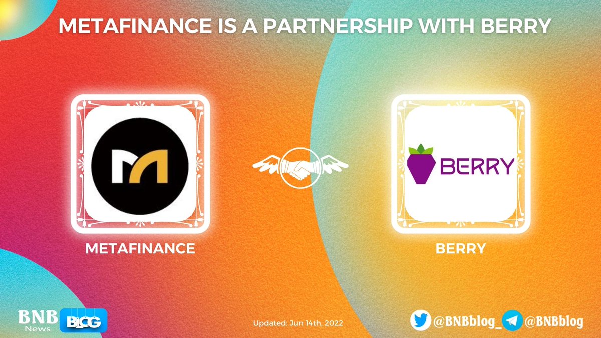 BNBblog_'s tweet image. 🤝 @MetaFinance_MFI is a partnership with @Berry_data
 
#Berrydata is a transparent community-veriﬁed price oracle on BSC 🤩

#BNBBlog #BNB #BNBChain #MetaFinance