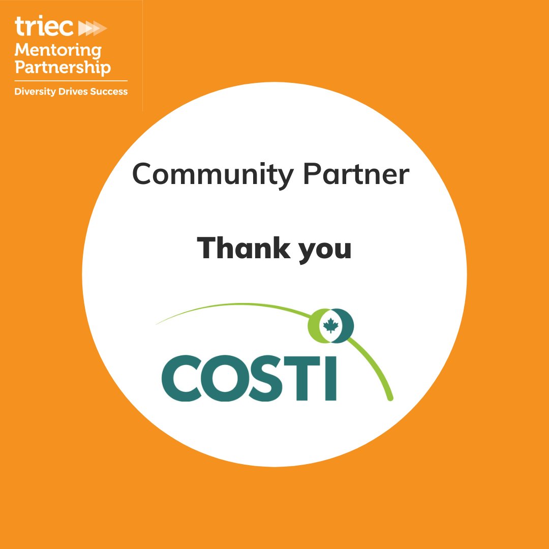 TRIEC's tweet photo. Celebrating @COSTI_org, our longest standing Community Partner who also provides settlement services to all newcomers including refugees. Thank you for your partnership throughout the years especially during these turbulent times. #partnercelebrationmonth #partners https://t.co/B7tx1HSxvH