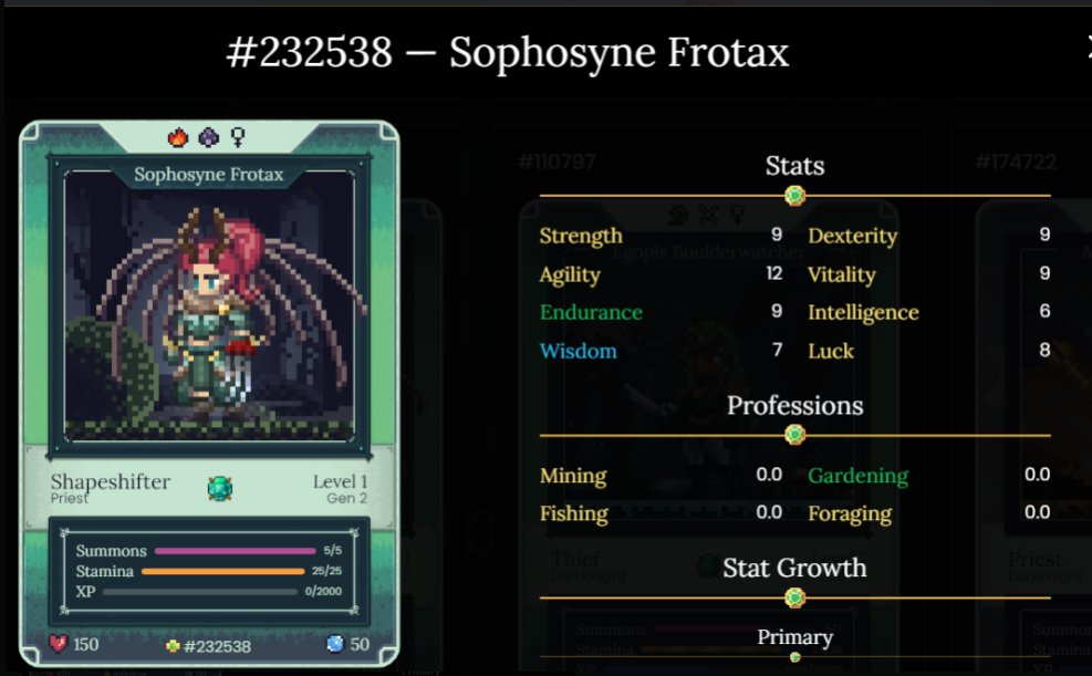 ShroommaNL's tweet image. Got myself a nice Berserker today to match with my Seer, did not look for perfect genetics, but instead went for the looks.

do Dragonic Horns and Imp Horns also mutate into something new?

Going for the looks worked, got myself an awesome Shapeshifter!!

#HarmonyONE #Cryplistic