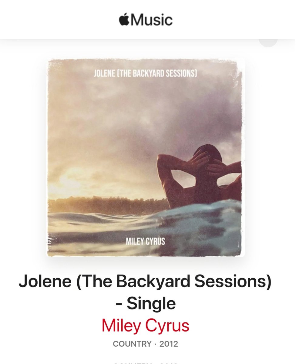 MileyCyrusBz's tweet photo. Miley Cyrus' iconic cover of the legendary “JOLENE” is now available on apple music &amp; iTunes! https://t.co/IN0B7UKWPh