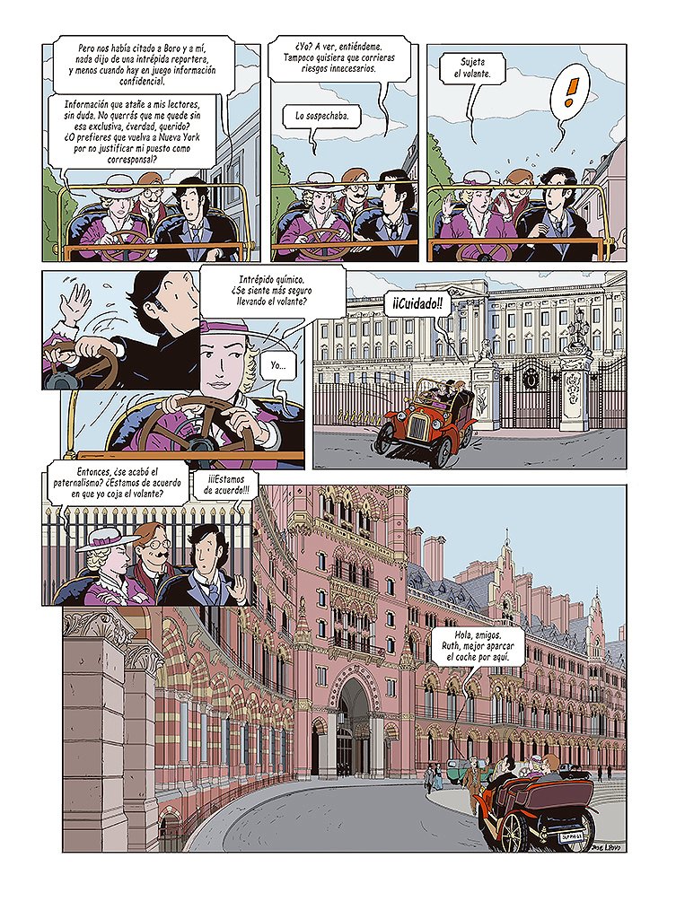 Página 2 del cómic en proyecto "Niebla sobre Londres". El Crowdfunding estará activo hasta el día 21 de junio
netcom2editorial.com/asp/reserva3.a…