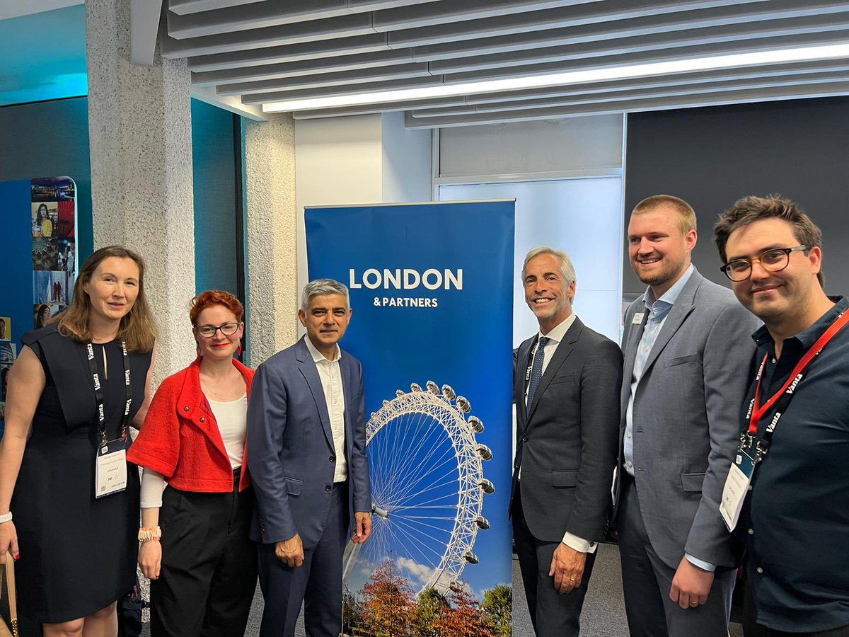 Great to have @MayorofLondon join @LDNTechWeek, meet with International delegates and catch up with Founding Partners @TechLondonAdv @businesslondon @InformaTechHQ