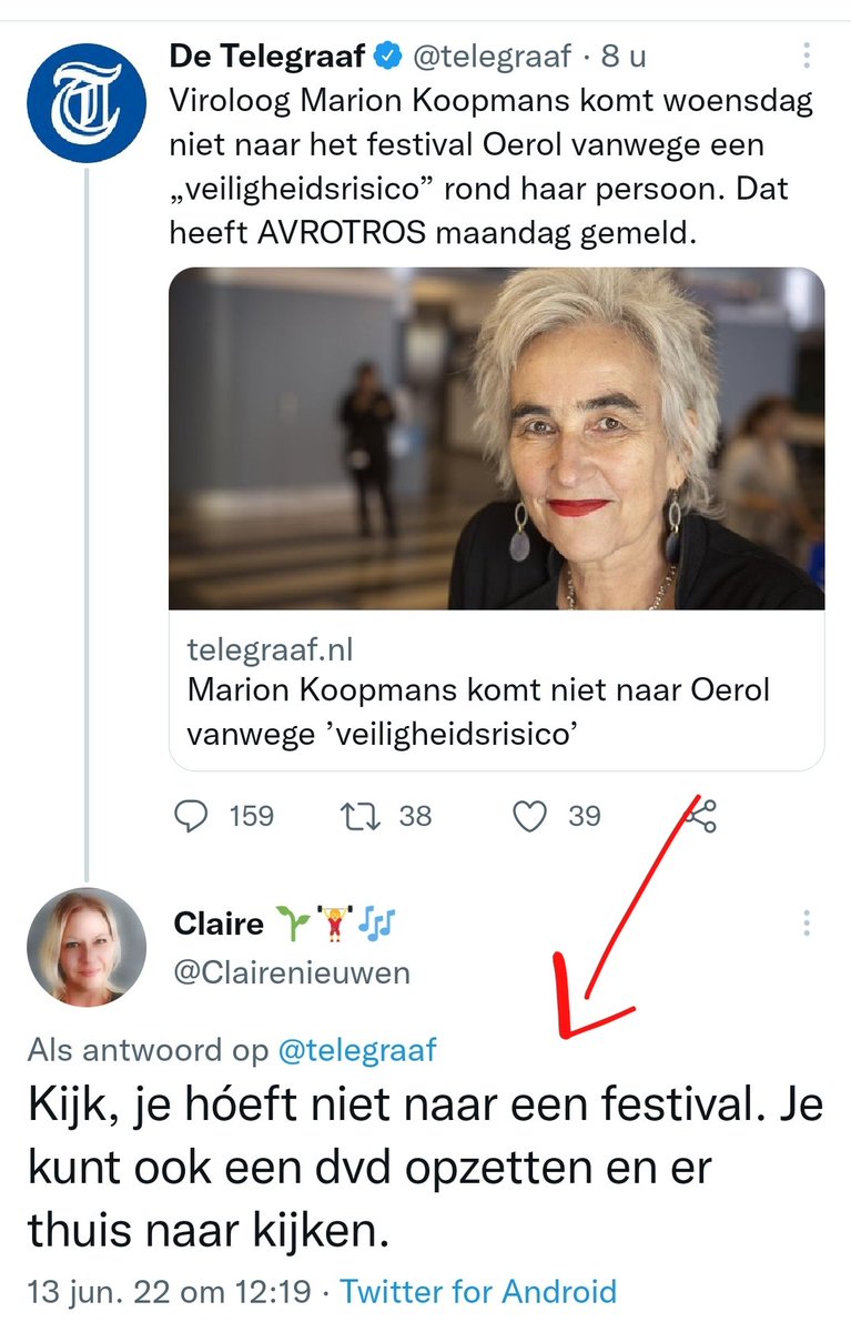 P0eMPieDinges's tweet photo. Tweet van de dag!! 🤣💪 https://t.co/Pd0Xly2YzH