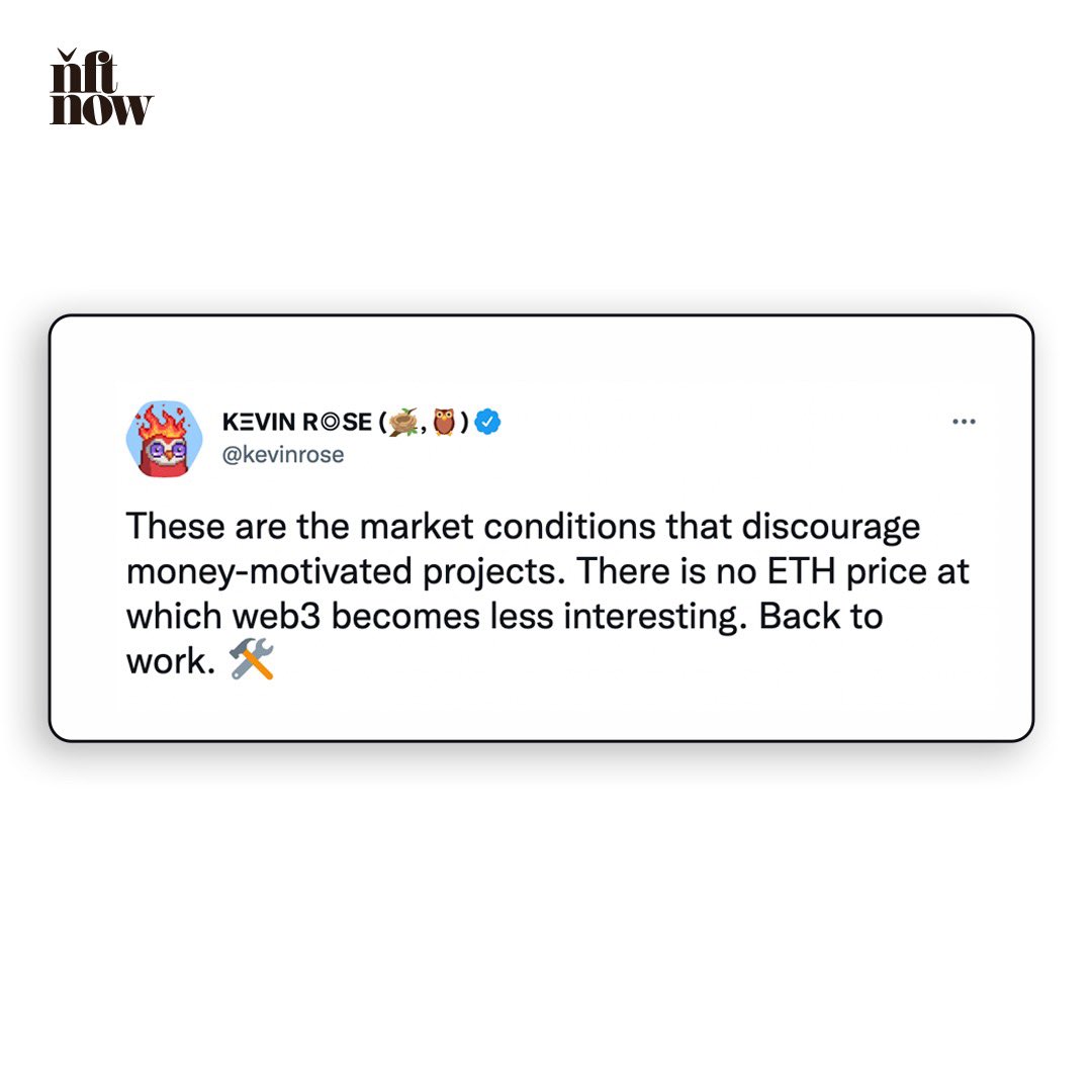 nowmedia's tweet photo. Who's building during this bear market? 🙋‍♂️🙋‍♀️ https://t.co/BksvK9aNeY