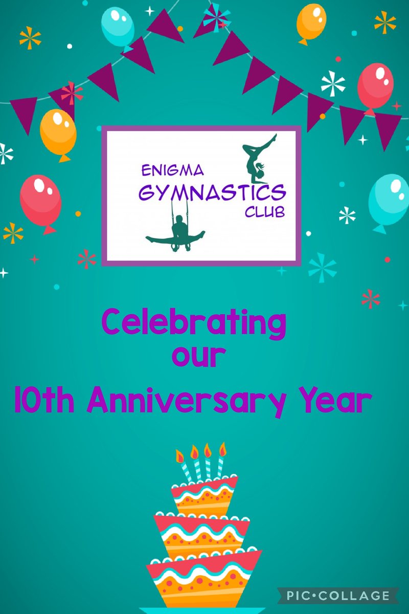 GymEnigma's tweet photo. Today marks the start of our celebration week. Every day we will post a celebratory image or clip to mark our 10 year anniversary. Celebrations will continue in our classes this weekend. We are so proud of what we have achieved for our local community. https://t.co/BRkEWrxFnG