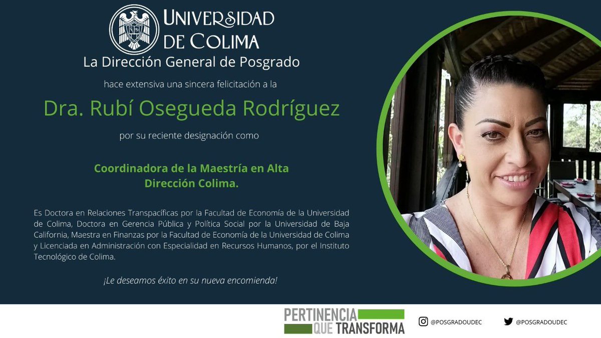 PosgradoUdeC's tweet photo. ¡Enhorabuena!
#PosgradoUdeC https://t.co/PR4hWjM40w