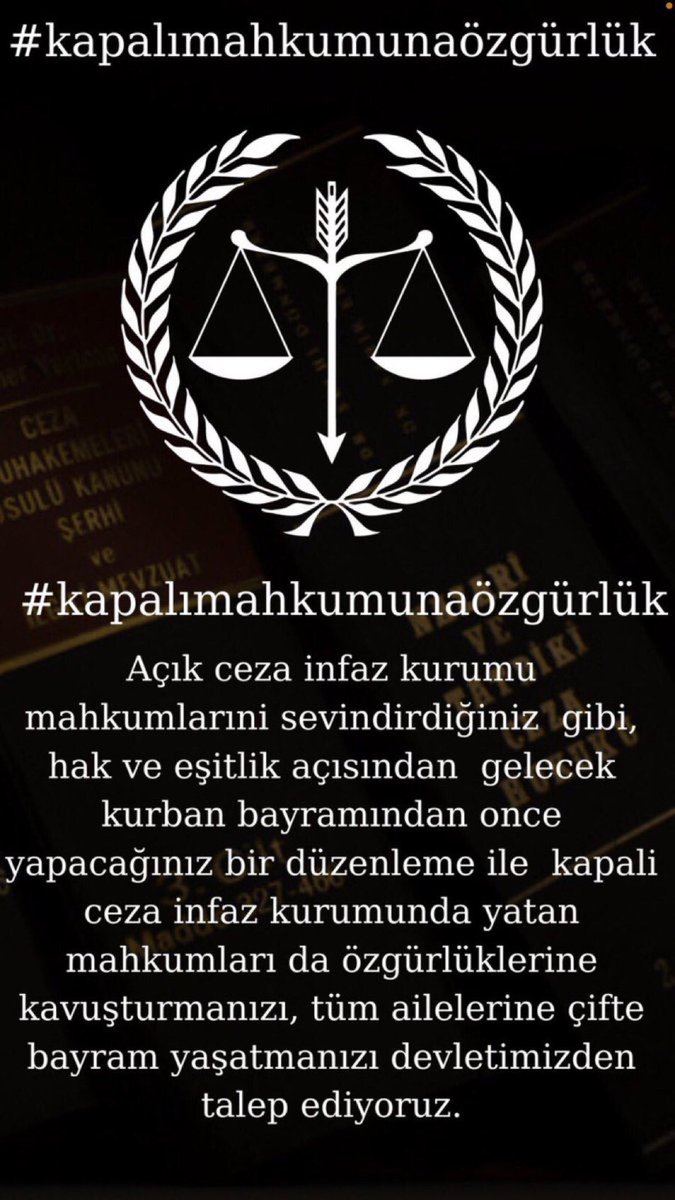 BayramÖncesiAF
<a href="/RTErdogan/">Recep Tayyip Erdoğan</a> <a href="/Hayati_Yazici/">Hayati Yazıcı</a> <a href="/YildizFeti/">Feti Yıldız</a> <a href="/dbdevletbahceli/">Devlet Bahçeli</a> <a href="/bybekirbozdag/">Bekir  Bozdağ</a> <a href="/yilmaztunc/">Yılmaz TUNÇ</a> <a href="/avabdullahguler/">Abdullah Güler</a>  <a href="/mustafaelitas/">Mustafa Elitaş</a> <a href="/MAtillaKaya/">Mahmut Atilla Kaya</a> <a href="/MhpTbmmGrubu/">MHP TBMM Grubu #MHP</a> <a href="/Akparti/">AK Parti</a> <a href="/TBMMGenelKurulu/">TBMM Genel Kurulu</a> <a href="/YildizFeti/">Feti Yıldız</a> <a href="/AvMustafaArslan/">Av.Mustafa ARSLAN</a> <a href="/MustafaSentop/">Mustafa Şentop</a> <a href="/adalet_bakanlik/">T.C. Adalet Bakanlığı</a> <a href="/tcbestepe/">T.C. Cumhurbaşkanlığı</a>  <a href="/mahirunal/">Mahir Ünal 🇹🇷</a>