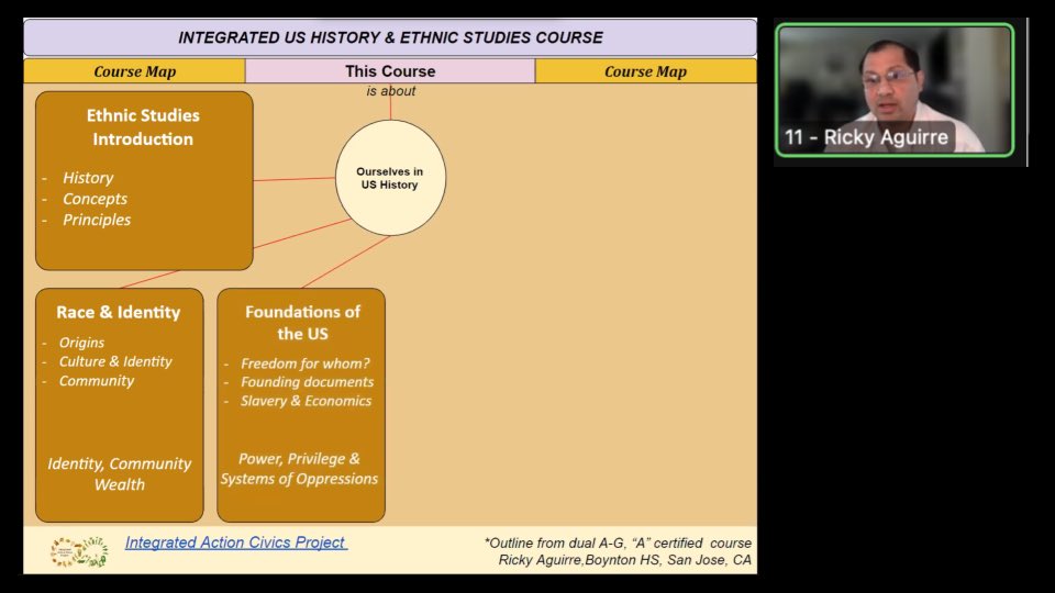 SantillanOlivia's tweet photo. ✨How can ethnic studies and integrated action civics support developing students understanding of local issues? @CivicSantaClara @UCBHSSP @SMCOEHSSELA @devinhess2 #Region5HSS https://t.co/bE3z6eURna
