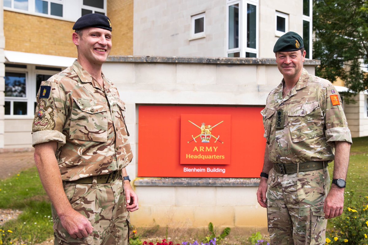 The first day in office for the new Chief of the General Staff, including an important discussion with <a href="/ArmySgtMajor/">British Army Sergeant Major Carney</a> on the <a href="/BritishArmy/">British Army 🇬🇧</a>’s future and how we will continue to serve our soldiers and Civil Servants.