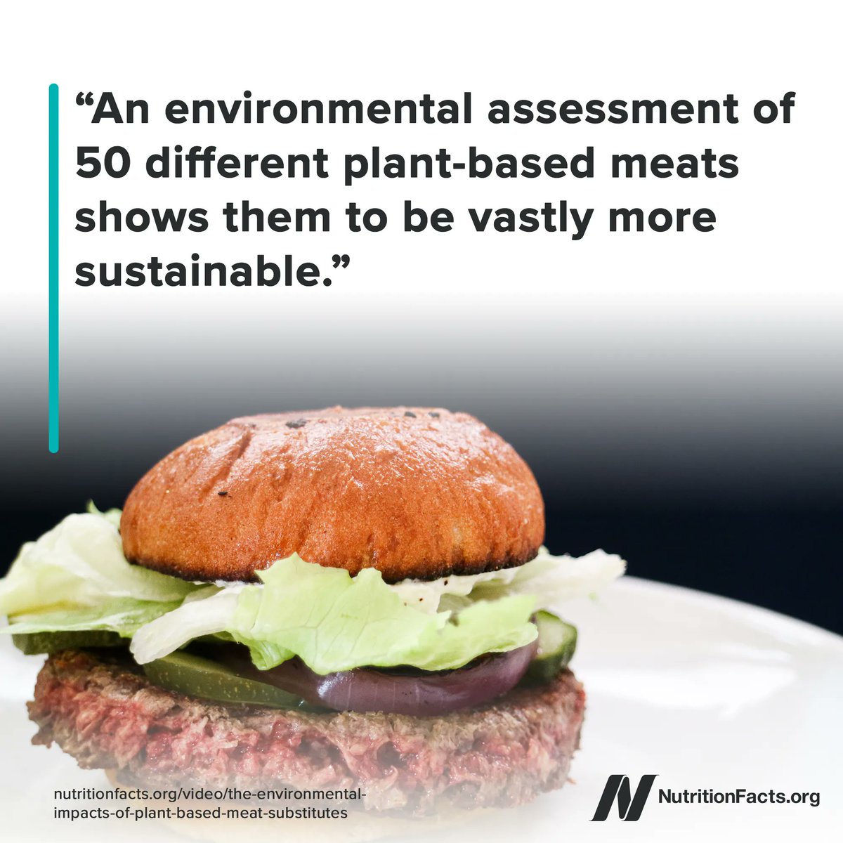 nutrition_facts's tweet photo. Eating Beyond Meat and Impossible burgers instead of animal-based burgers may slash the environmental impact of your meal by about 90 percent. https://t.co/zPy8K9Uj4W https://t.co/UnPou1n3VB