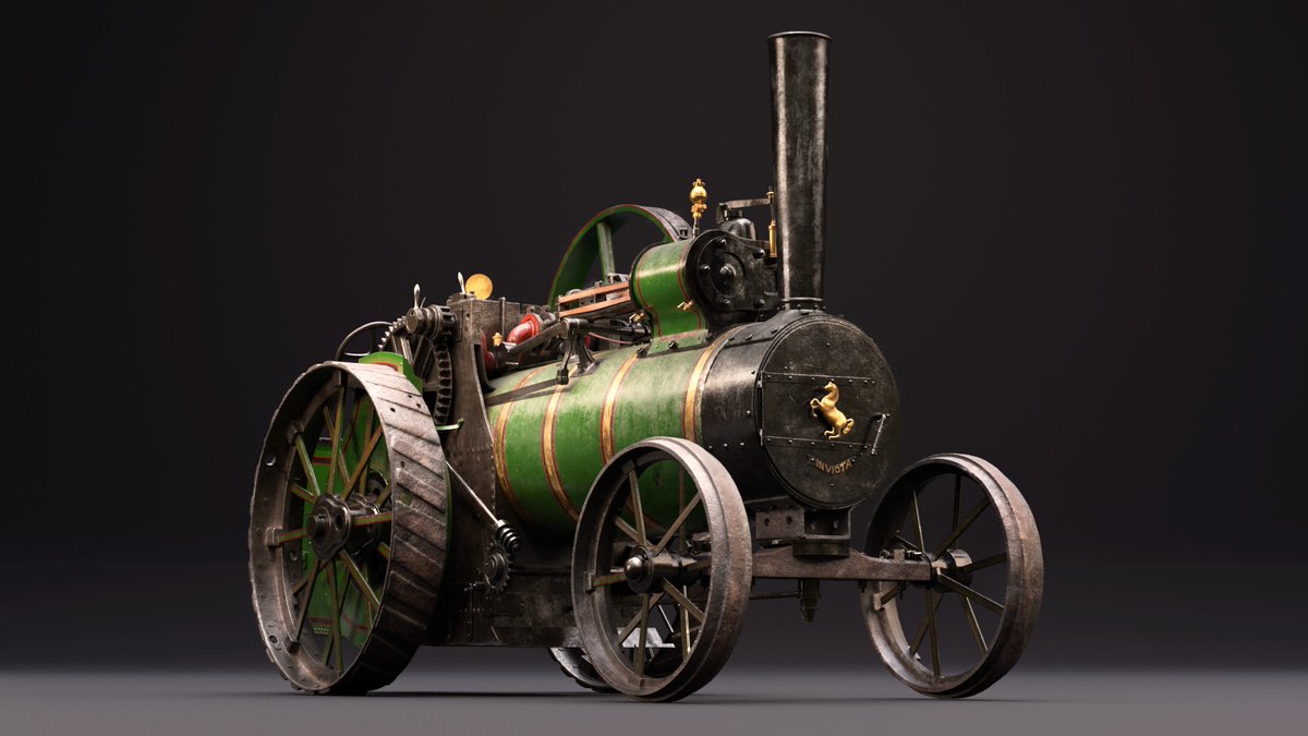 Elysper's tweet photo. My Steam Engine Tractor - 3D Model (textures and lookdev included) is now 40% off in FlippedNormals ☺️
Feel free to check it out if it would be useful for any of your projects ✨

https://t.co/FPK2RSbZr1 https://t.co/3wCY7TpTPs