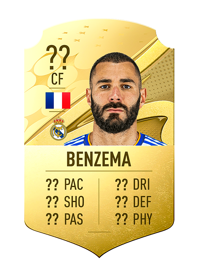 ⚪🟣 Benzema 🇫🇷  Tarjetas de fútbol, Cartas de fútbol, Logotipo
