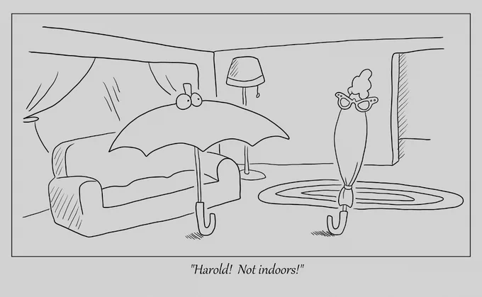 Day 13 #ToonJune2022 That's bad luck, Harold. 