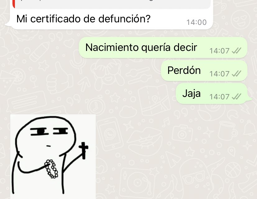 Fabiizarza7's tweet photo. Le pedí a mi cliente su certificado de defunción y el lunes de ustedes qué tal? 🤣🤣🤣 https://t.co/OZYuPu3GCI