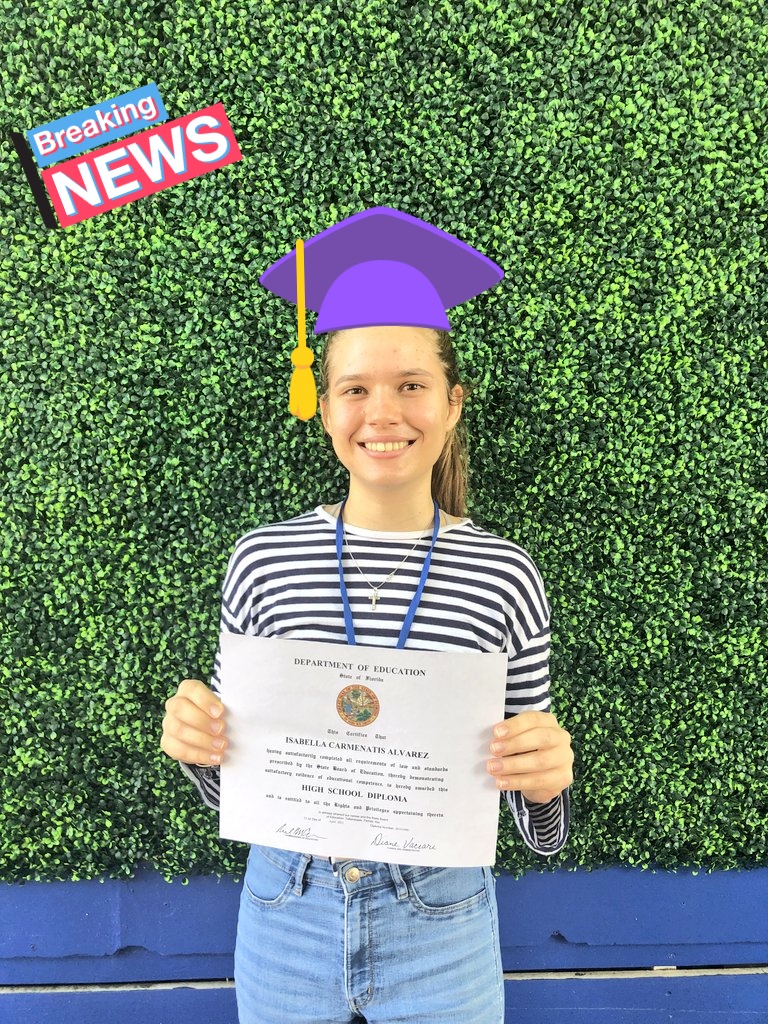 miamibeachadult's tweet photo. Congratulations 🥳 Isabella on obtaining your #GED w/ Miami Beach Adult! We are proud of you! Welcome to the #mbalifer club! See you @ graduation! 👩🎓 #weareadulted @SuptDotres @luciabaezgeller @LuisEDiazDEOA @MDCPSOperations https://t.co/j1cRiCfMiK