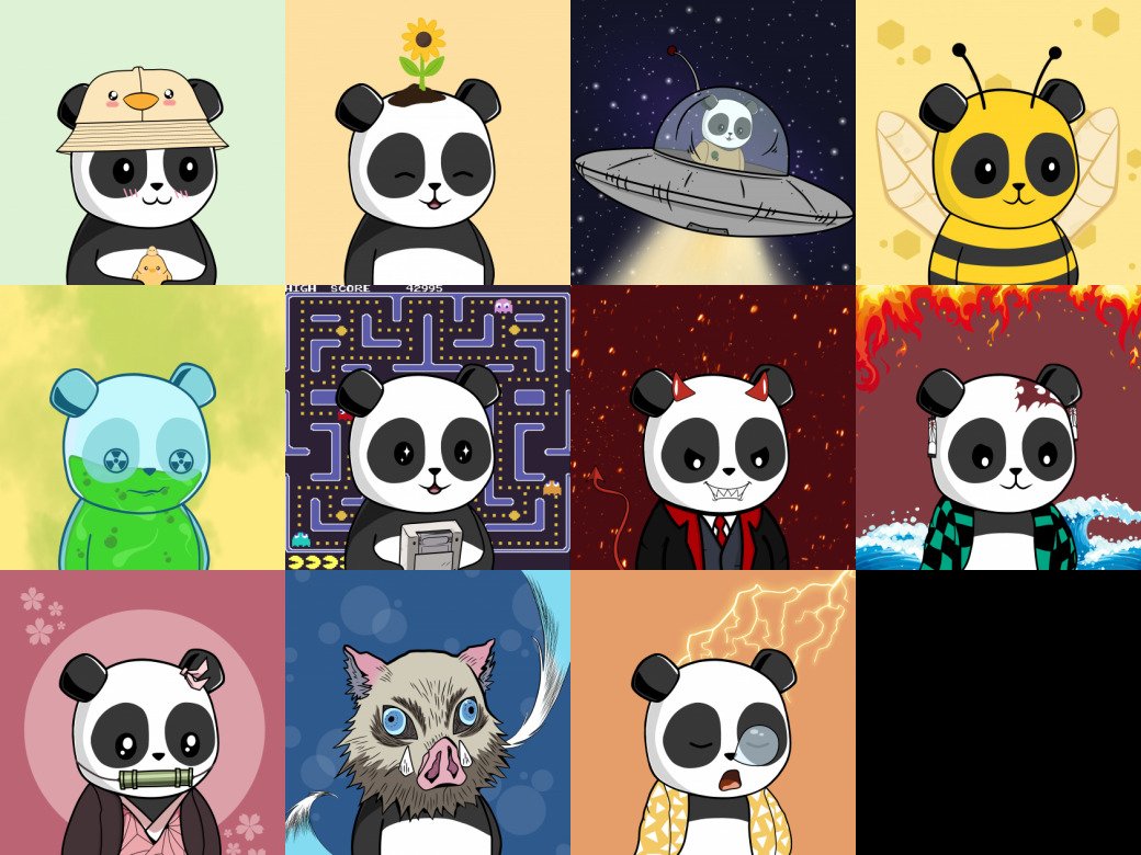 Here are the Chubby Pandas still available! Aren't they adorable?🐼

21/32 sold out!🎋

So what are you waiting for? Adopt a Chubby Panda and contribute to the donation for the <a href="/WWF/">WWF</a>!💚

New Pandas are coming, follow us to stay updated!🐼