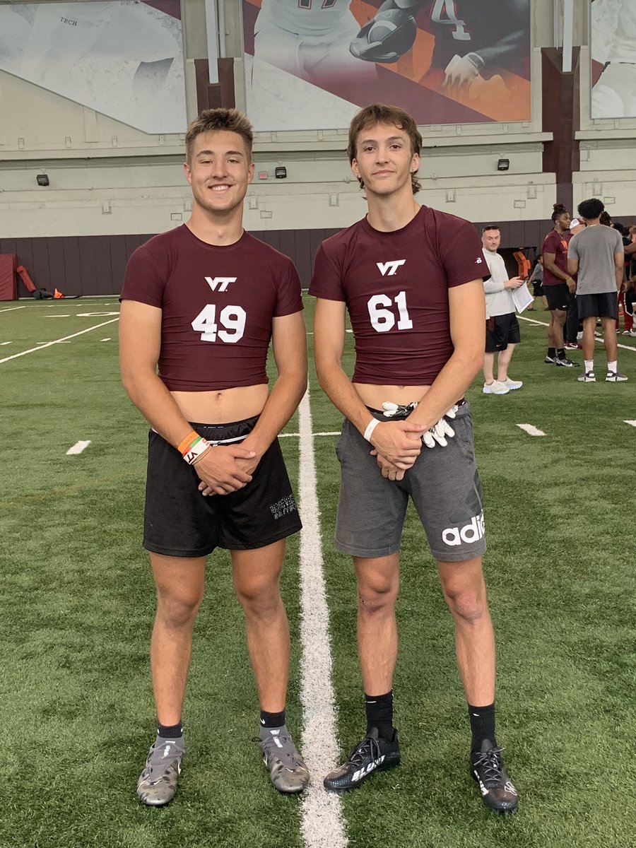 Had a great time <a href="/HokiesFB/">Virginia Tech Football</a> camp this past weekend thank you to all the coaches and players that helped!!@coachstuholt <a href="/KODA_king25/">Koda Drake Counts</a>
