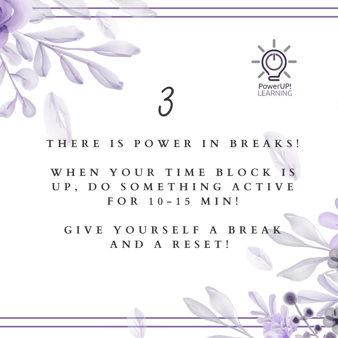 3 Ways to be more productive in your work day! #productivity #motivationmonday #emPowered #PowerUpLearning #selfcare #workday #selfwork #dailyimprovement #mentalhealth #focusonyou