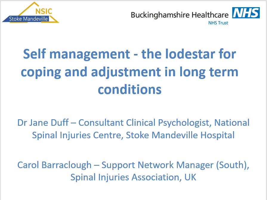 Wonderful to teach alongside <a href="/cazbarra/">carol barraclough</a> <a href="/spinalinjuries/">Spinal Injuries Association</a> on <a href="/SMSNACGoalPlan/">Stoke Mandeville Spinal NAC and Goal Planning Prog</a> &amp; facilitating self management skill development as part of My Health <a href="/NSICStokeMand/">The National Spinal Injuries Centre</a> <a href="/BucksHealthcare/">Buckinghamshire Healthcare NHS Trust</a>, thank you for sharing your experience. Gr8 discussion <a href="/oxicpt/">Oxford Institute of Clinical Psychology Training</a> <a href="/UniofOxford/">University of Oxford</a> clinical psychology trainees