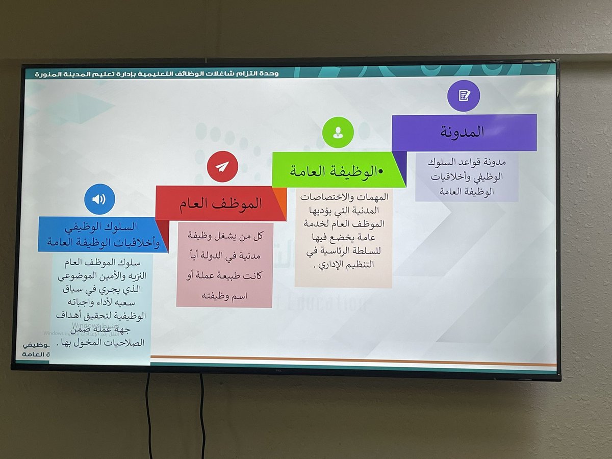 MOE_MDI's tweet photo. اختتمت وحدة التزام شاغلات الوظائف التعليمية بإدارة المراجعة الداخلية بـ #تعليم_المدينة_المنورة اليوم سلسلة الورش التدريبية لبرنامج (مدونة #السلوك_الوظيفي بين الواقع والتطبيق) والتي نُفذت لثلاث مجموعات تدريبية بواقع يومين لكل منها، استفادت منها(120) متدربة من منسوبات التعليم. https://t.co/EfQvvNGYaV