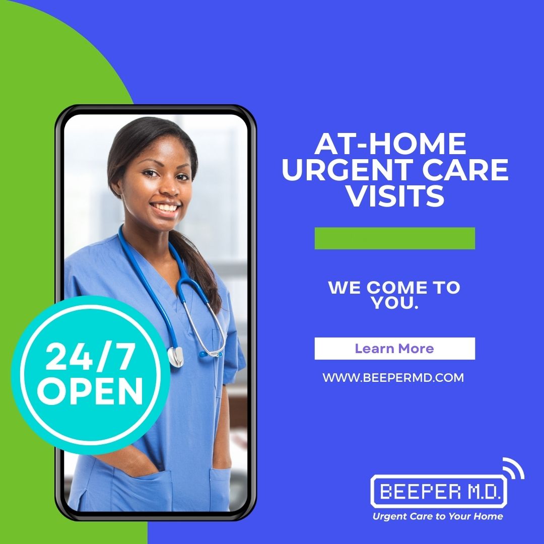Healthcare you can count on! ✅ Not only is BeeperMD more convenient and open 24/7 but it's also better than telehealth with an added clinician there to perform testing onsite! Plus, some tests give immediate results onsite.

🌐 beepermd.com
⏰ 24/7