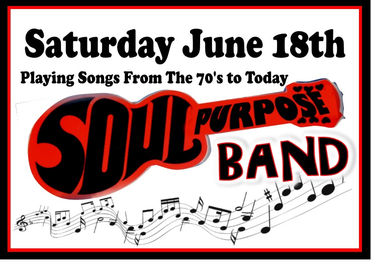 BayViewCG's tweet image. AMAZING ROCK &amp;amp; DANCE COVERS BY SOUL PURPOSE SATURDAY, JUNE 18TH FROM 7-10 PM. You won't want to miss Soul Purpose, a cover band that will have you on your feet from start-to-finish with their talented female front and skilled musicians and an amazing song list.