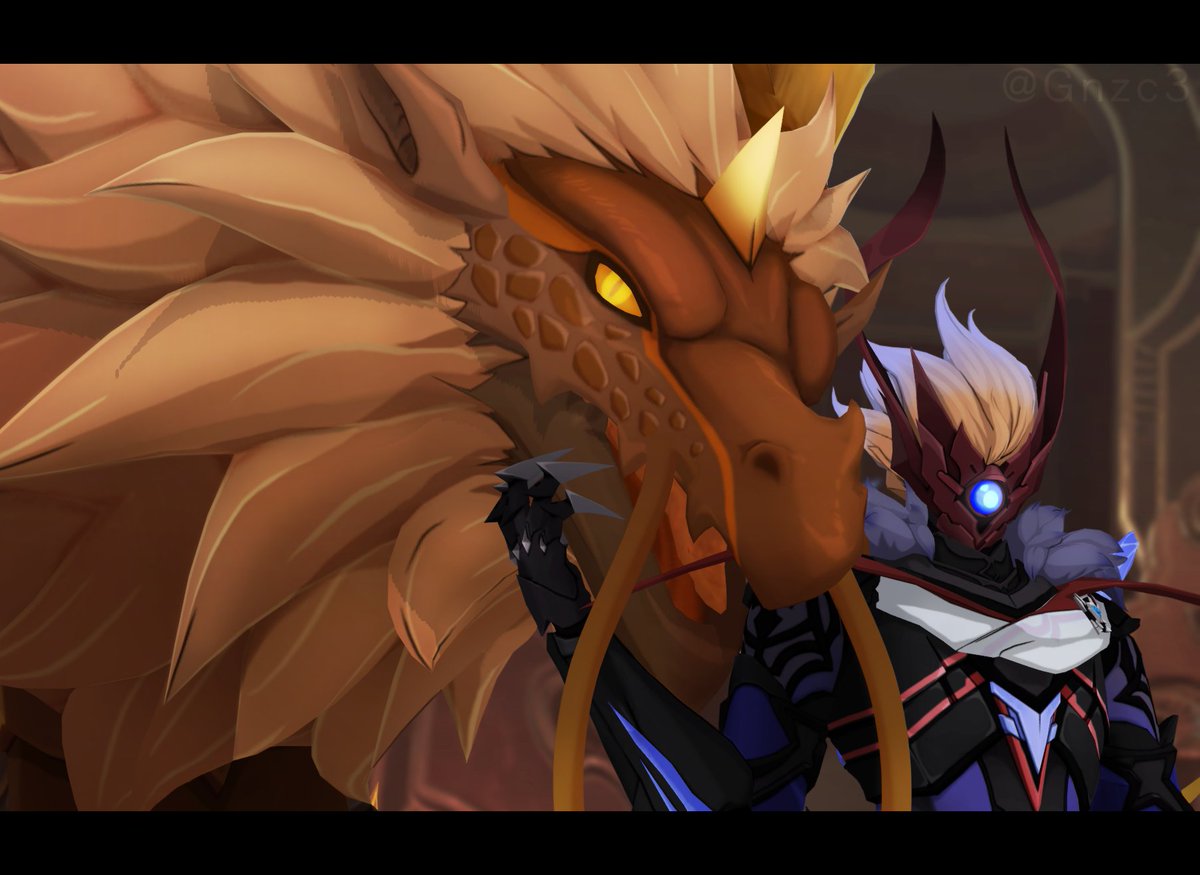 gnzc3's tweet photo. Childe boss fight but his husband joins too 😳

#zhongchi #鍾タル https://t.co/aNLjUA50BU