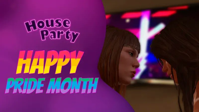 Happy #PrideMonth, partiers! 🏳️‍🌈

In our last major story updates, we added the Frank and Derek intimacy routes and Vickie threesomes to House Party…

…and we’re thrilled to be adding lesbian content soon in the female player's story! 🔥

(Screenshot via RoxasRooGaming)