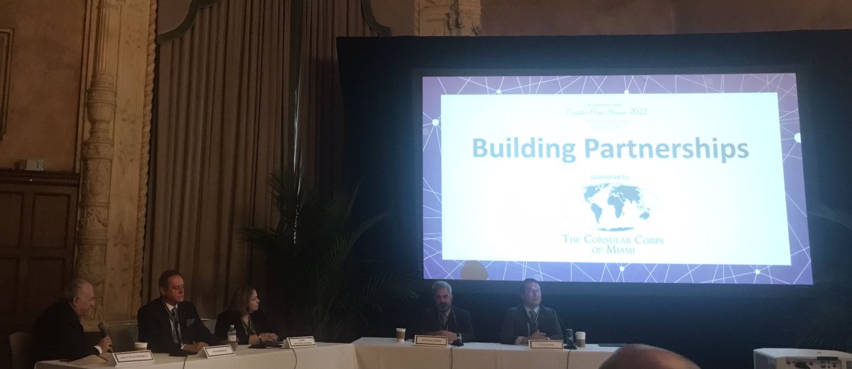 NicBrent_UKHC's tweet photo. Excellent way to start the week with the #consularcorpssummit hosted by @FLSecofState @CordByrd, opened by @LtGovNunez and very interesting sessions on building partnerships in business, and my personal favourite, “Be Ready” #crisisprep #emergencymanagement https://t.co/LADmf4ucsa