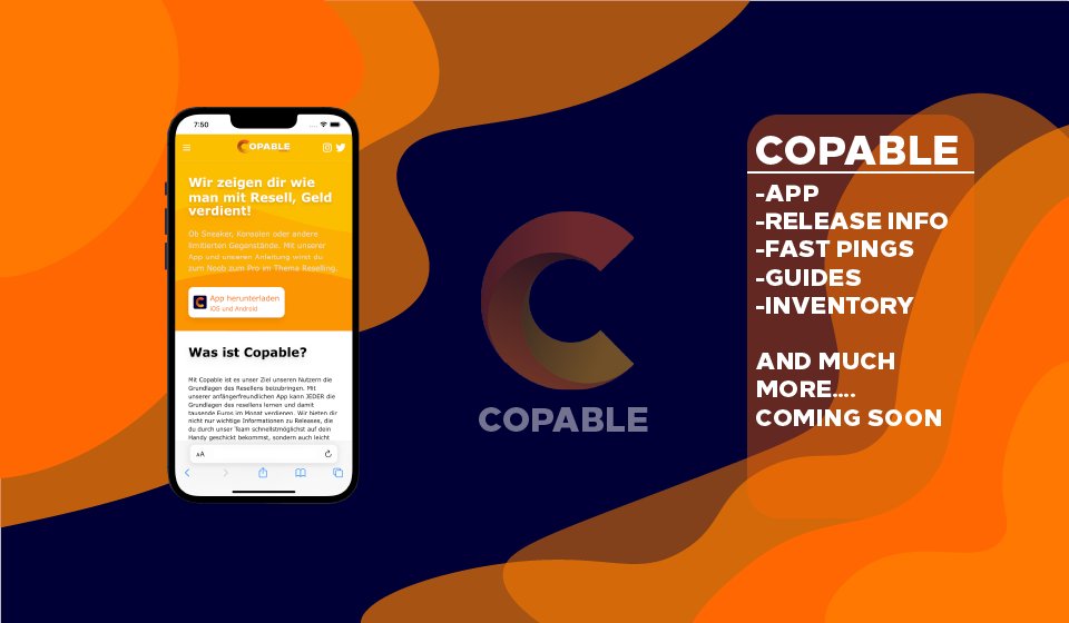 copabletool's tweet image. COPABLE RELEASING SOON👨‍🍳💸