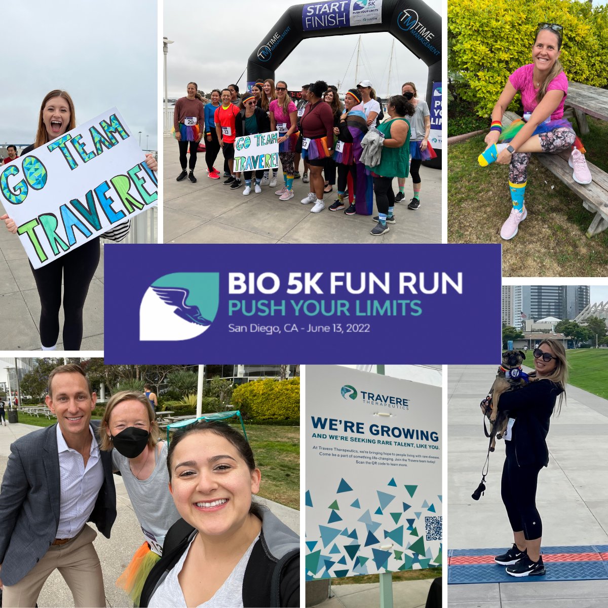 TravereRare's tweet image. We were excited to kick off an energized week @BIOConvention with today’s #BIO22 Fun Run! Our team members pushed their limits and brought their wacky sides to the event, sporting festive tutus and spirited socks. #InRareForLife