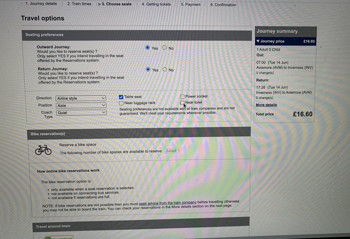 How can I use my bike as part of my commute in the Highlands when I can’t ever book my bike onto the trains? <a href="/walkcyclescot/">WalkCycleConnect</a> #activetravel @scotrail <a href="/ArianeBurgessHI/">Ariane Burgess</a> @FergusEwingSNP <a href="/_KateForbes/">Kate Forbes MSP</a>