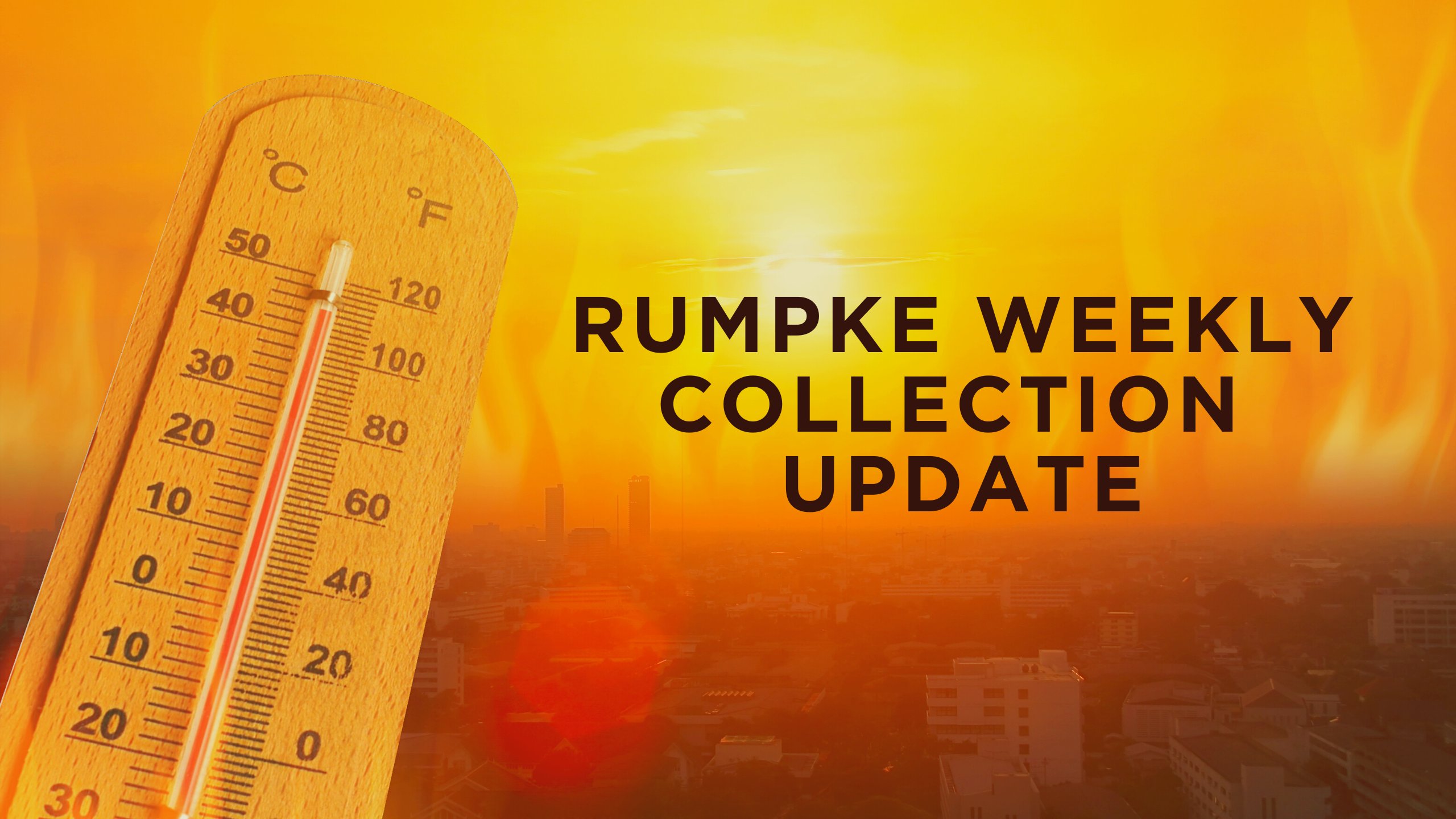 City of Fairborn on Twitter "Due to the excessive heat, Rumpke is