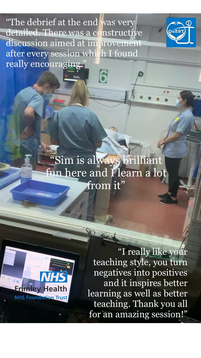 frimley_ctfs's tweet photo. In preparation for #simleypark we've been crunching numbers on our simulation programme teaching.
π©βπ«59 sessions
β²οΈ122 hours of teaching
π433 feedback forms later
Here's what our students thought...@quest_sim
@ErnieSantosFH @UoS_Medicine @StGeorgesUni @clinedFHFT @FrimleyHealth https://t.co/Fp1hbUZiHX