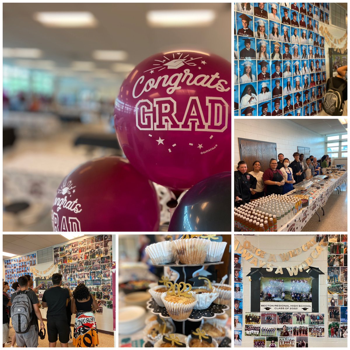 Class of 2022 senior breakfast! Bittersweet moment as we continue to celebrate our seniors and prepare them for their big milestone Graduation 👨‍🎓 👩‍🎓 Day this Friday! #OnceAWildcatAlwaysAWildcat 

Shout out to @Chef_Becton & Culinary Club for a delicious breakfast 🍳.