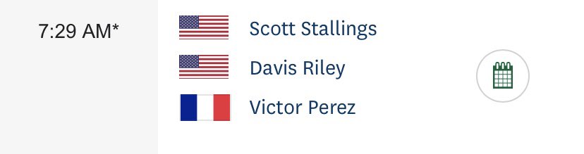 thierrydavid67's tweet photo. On connaît la partie de @v_perez2 pour les 2 premiers tours de l'@usopengolf 👇🏻 https://t.co/UJWAPzpvbI