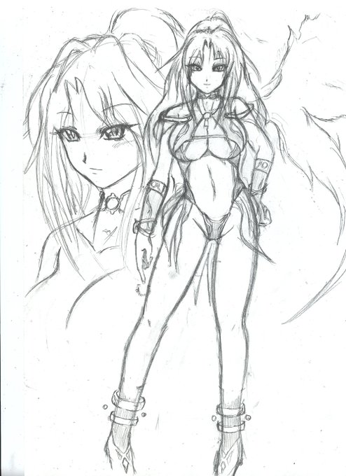 #キャラデザ最初期と現在 
なつかしい 両方とも10年以上前……
あぁなつかしぃゴファ(吐血 