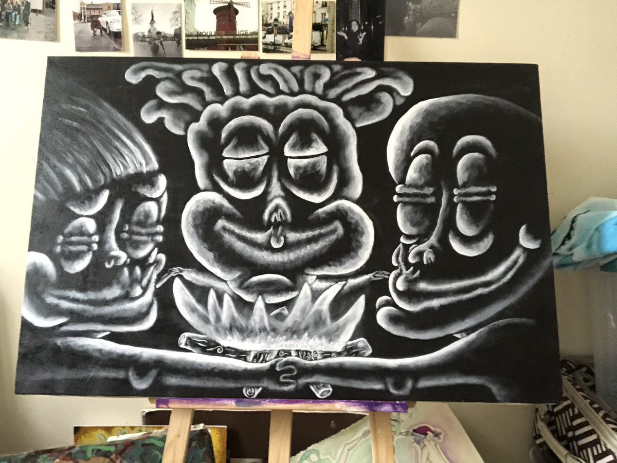 sirloupeepants's tweet photo. @JB__nfts @psychanon @BAYC2745 @GoldSkull_PA @virginfty @jordanzotts @nicholasporter @garyvee @Brainb0tt Spent the past two years living Out my car creating a cartoon that parallels on our current society will include a full coloring book series, playing cards, etc

Everything I’m producing is a product of psychedelics and I’m living proof of their therapeutic power

I believe in PA https://t.co/DdnYWtqnBx